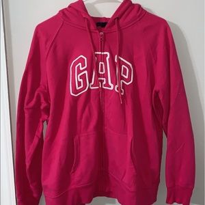 Pink GAP zip up hoodie